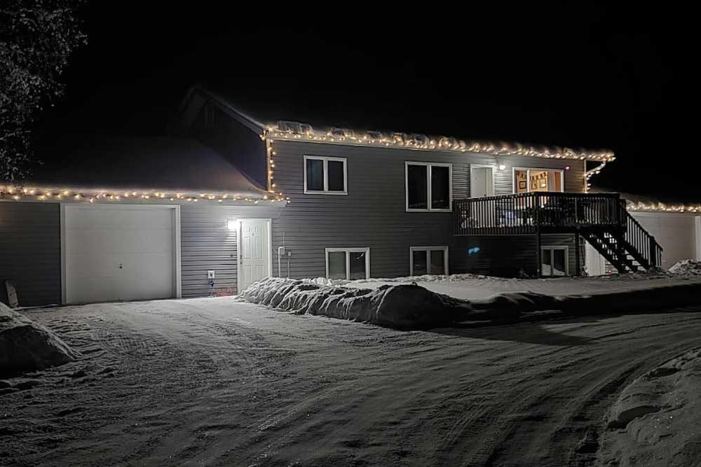 North Pole Escape With Deck And Aurora Lights Views! Villa Luaran gambar